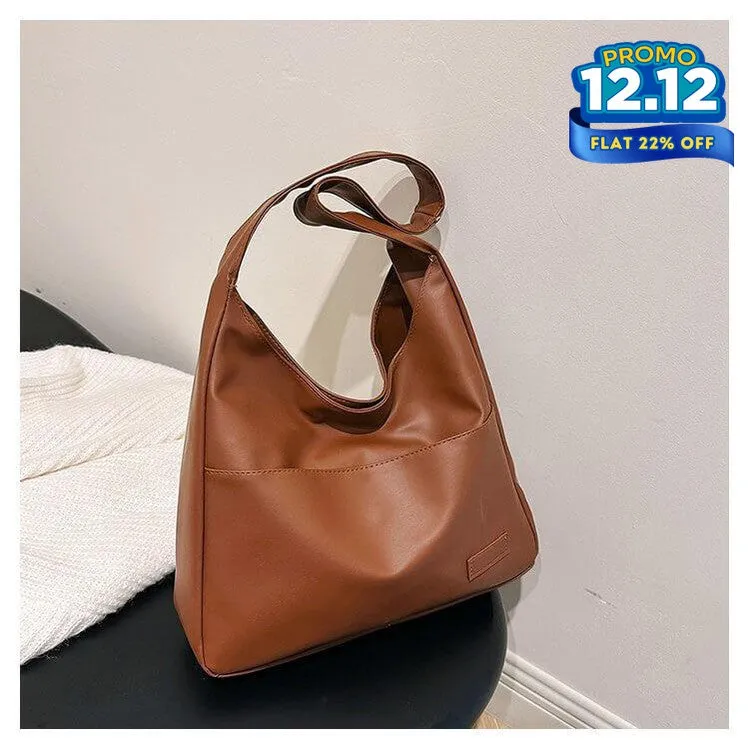 Faux Leather Tote Bag