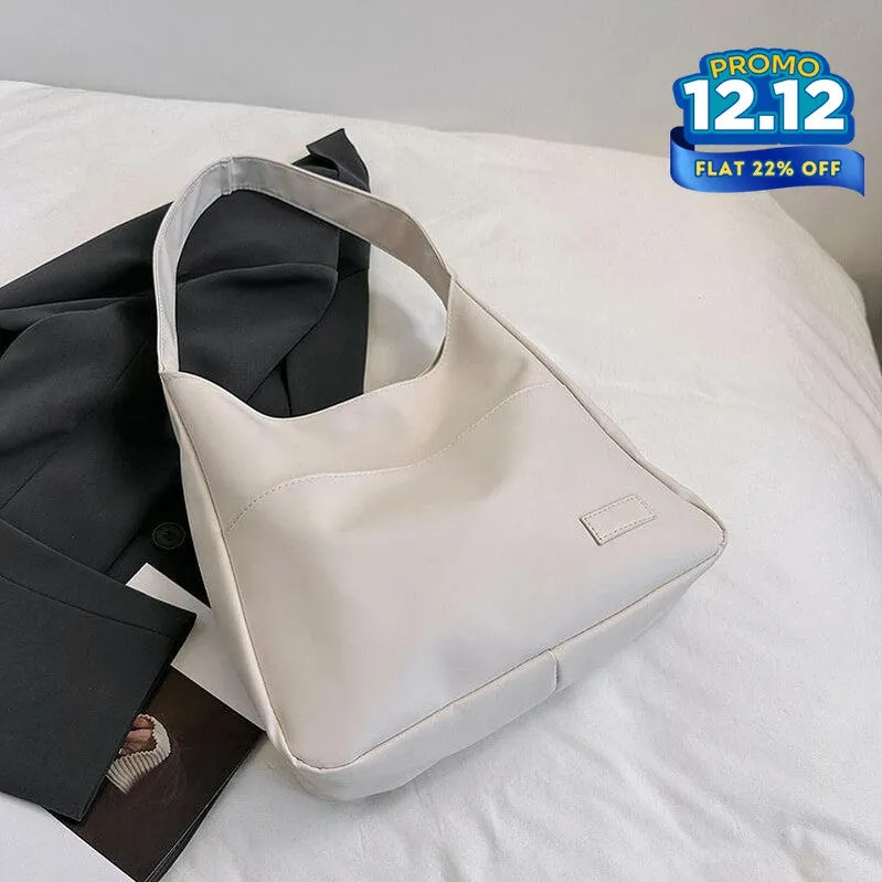 Faux Leather Tote Bag