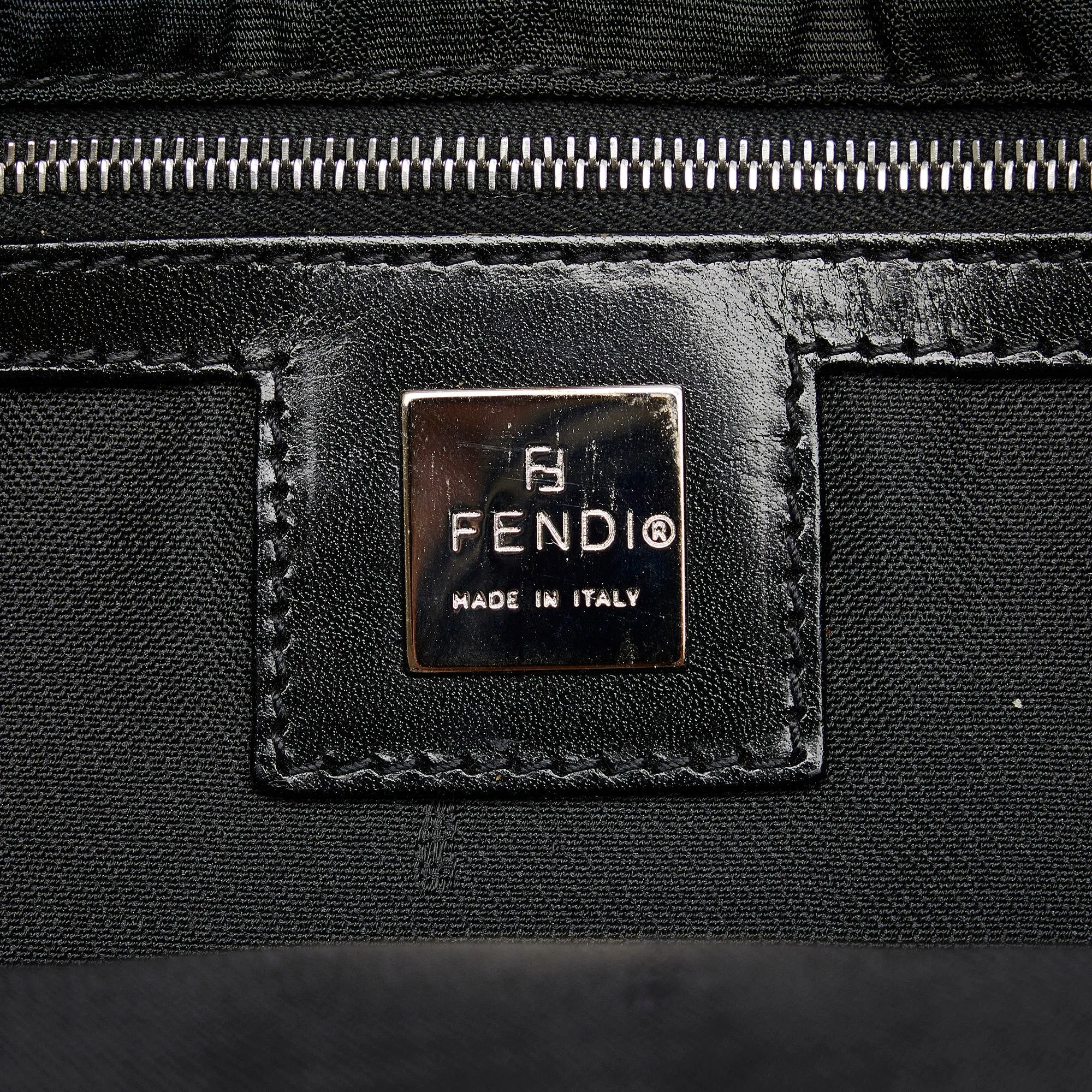 Fendi Crossbody Bag Black Zucca Canvas