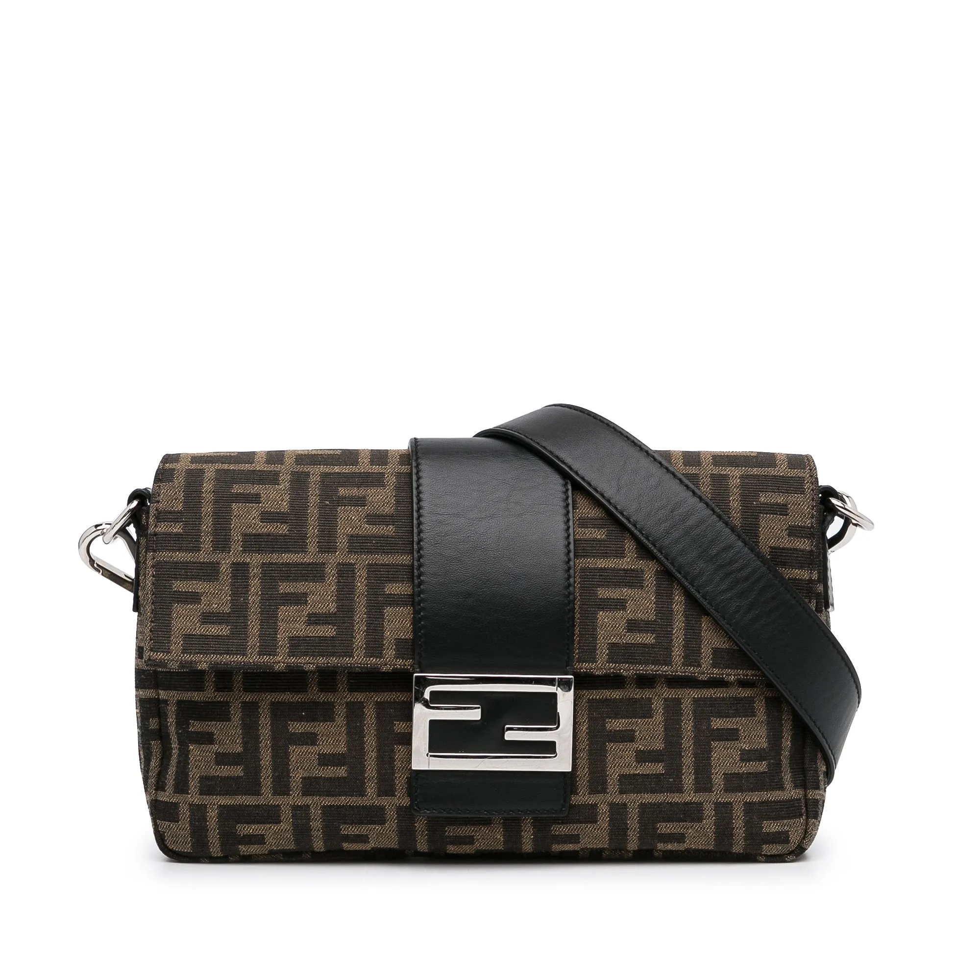 Fendi Crossbody Bag Zucca Brown Canvas
