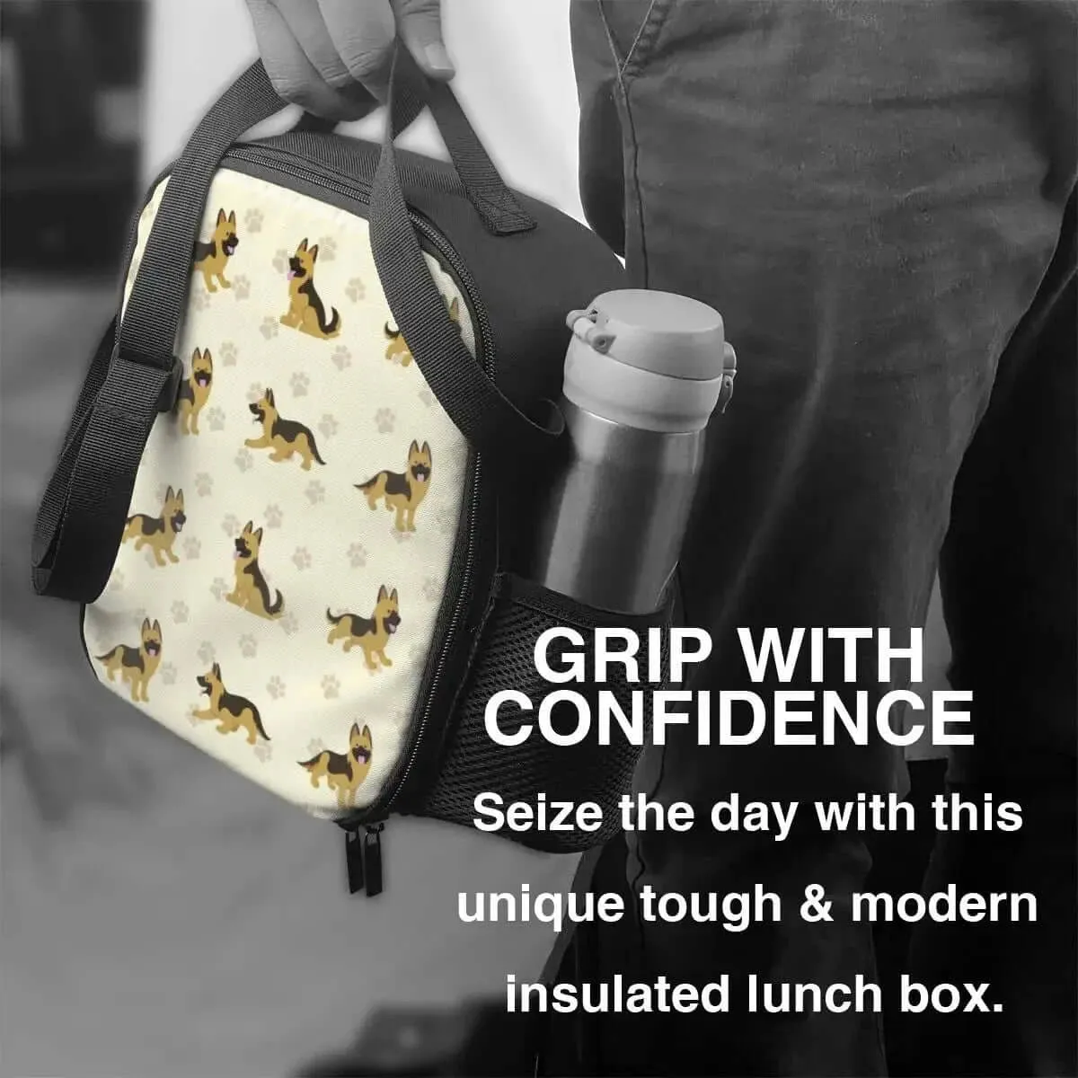 German Shepherd Insulated Lunch Bag