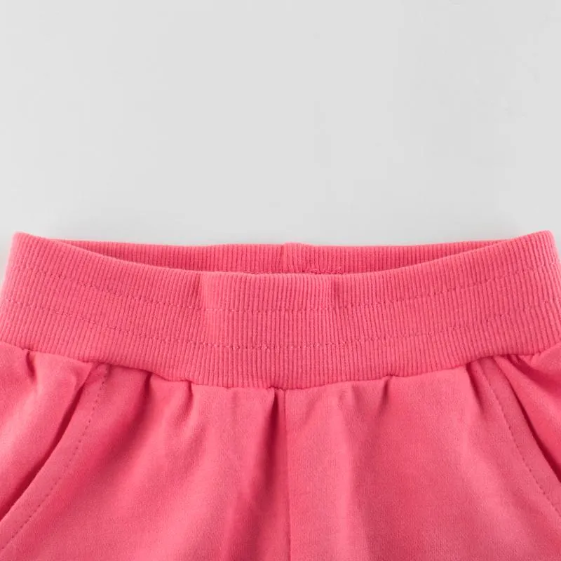 Girls Premium French Terry Cotton Pants in 4 Colors
