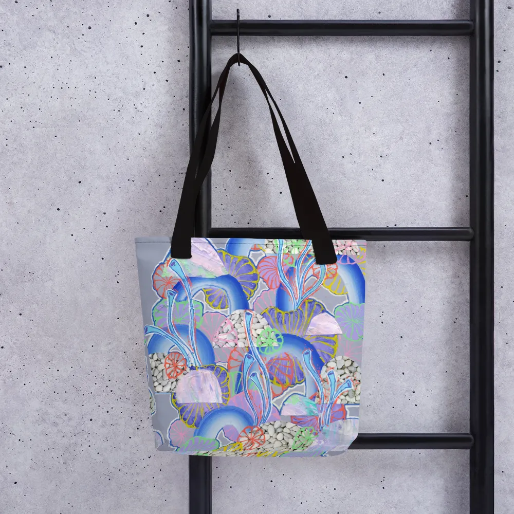 Grey Organism Tote bag