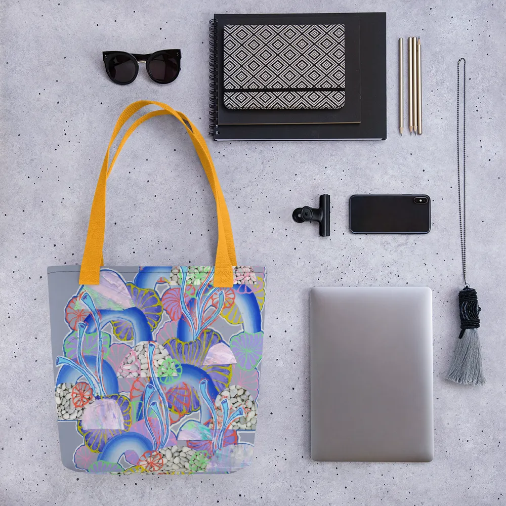 Grey Organism Tote bag