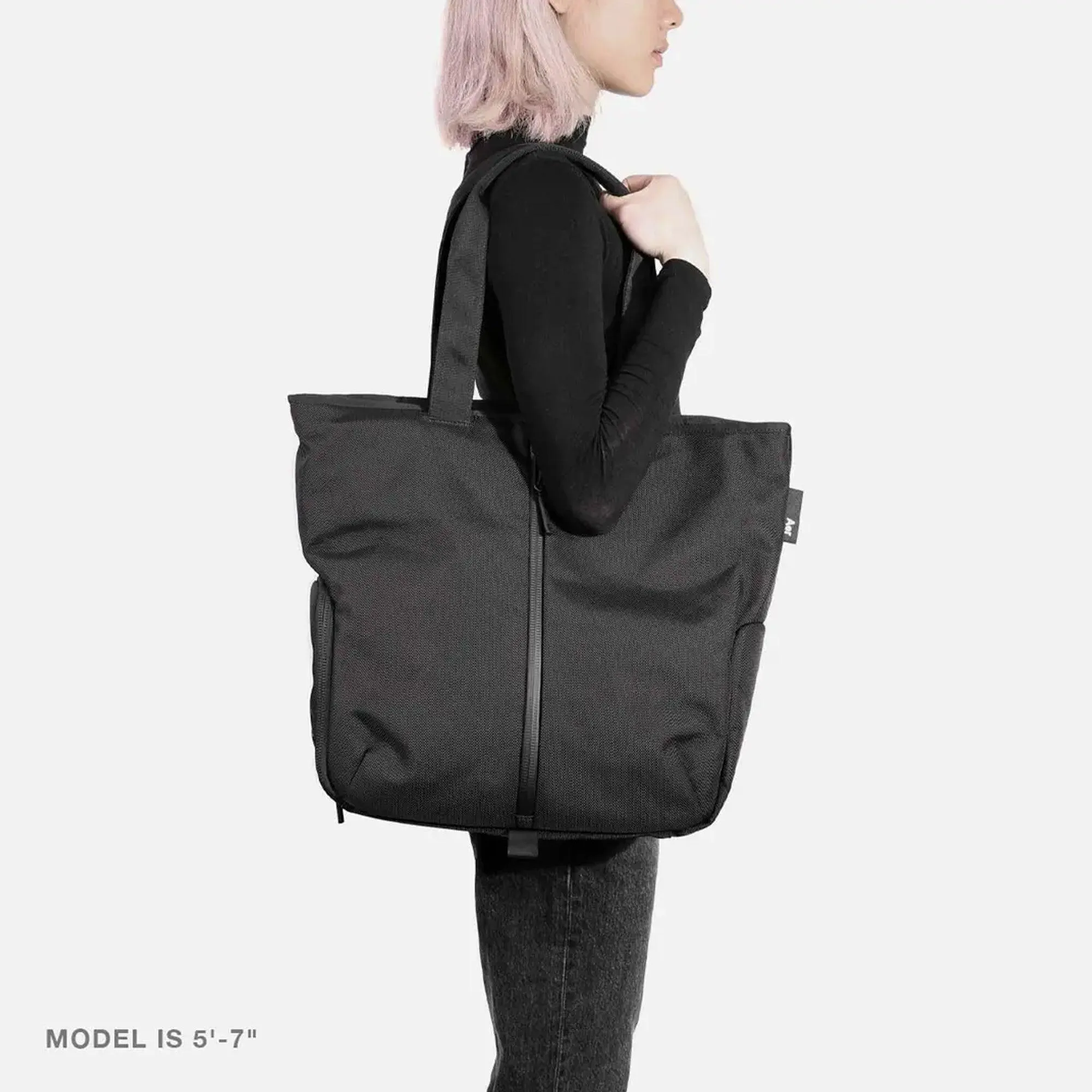 Gym Bag for women with shoe compartment, Tote Bag, Multipurpose, Black
