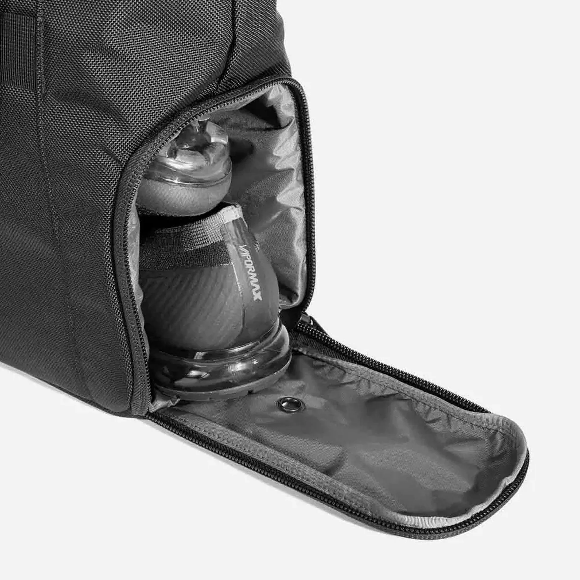 Gym Bag for women with shoe compartment, Tote Bag, Multipurpose, Black
