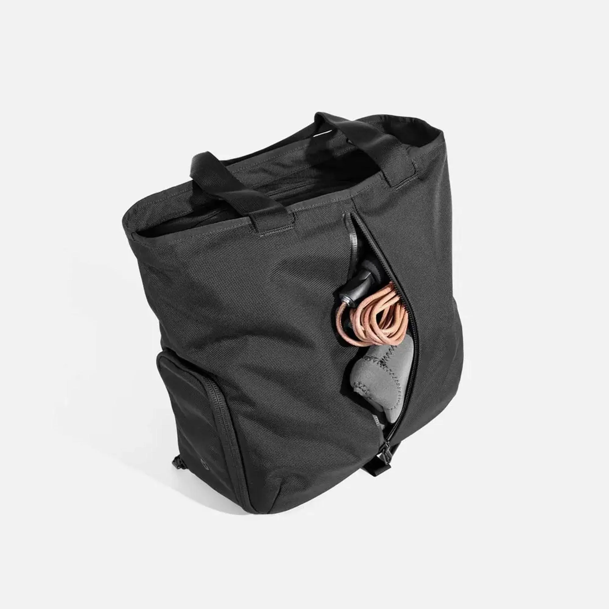 Gym Bag for women with shoe compartment, Tote Bag, Multipurpose, Black