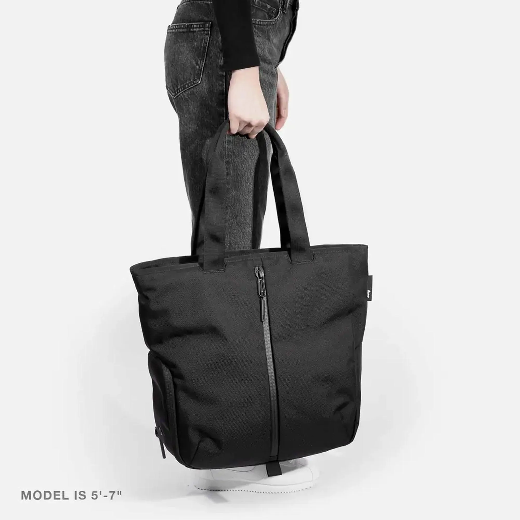 Gym Bag for women with shoe compartment, Tote Bag, Multipurpose, Black