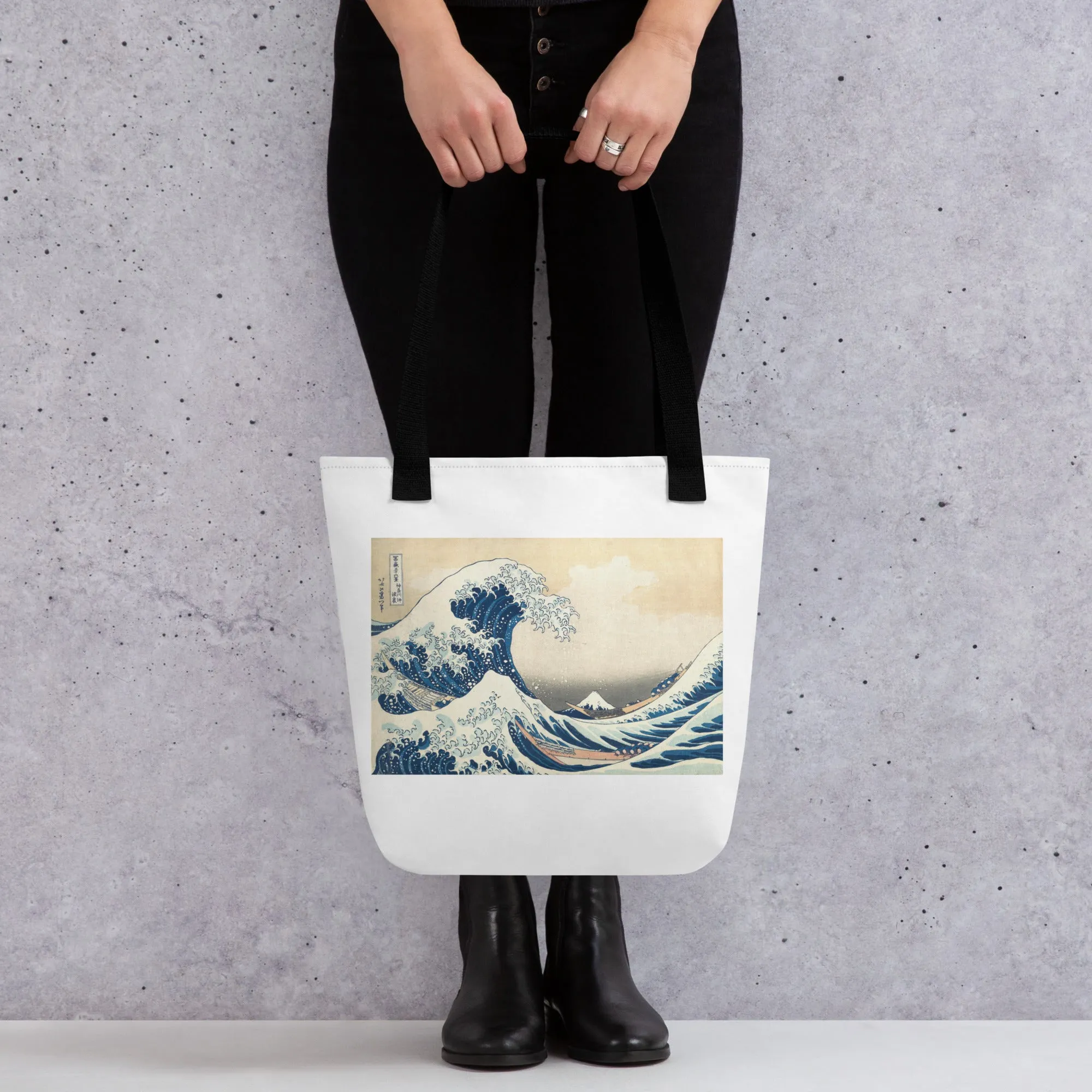 Hokusai Inspired The Great Wave Off Kanagawa Tote Bag