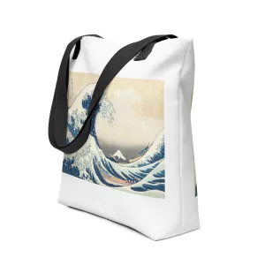 Hokusai Inspired The Great Wave Off Kanagawa Tote Bag