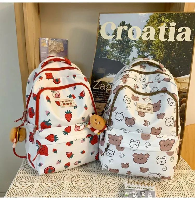Kawaii INS Cute Print Backpack