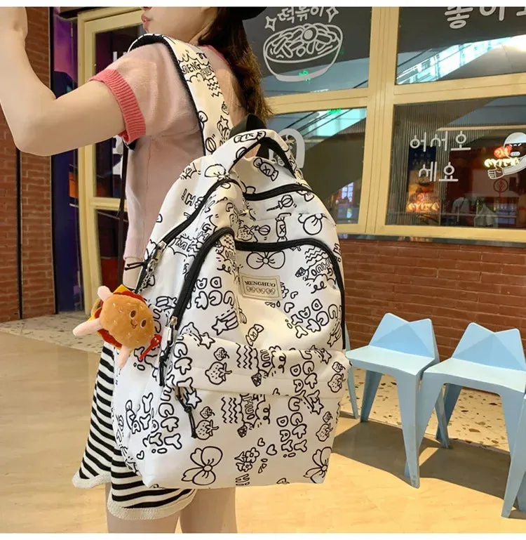 Kawaii INS Cute Print Backpack