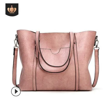 ladies large capacity handbag shoulder bag
