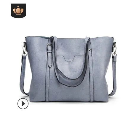 ladies large capacity handbag shoulder bag
