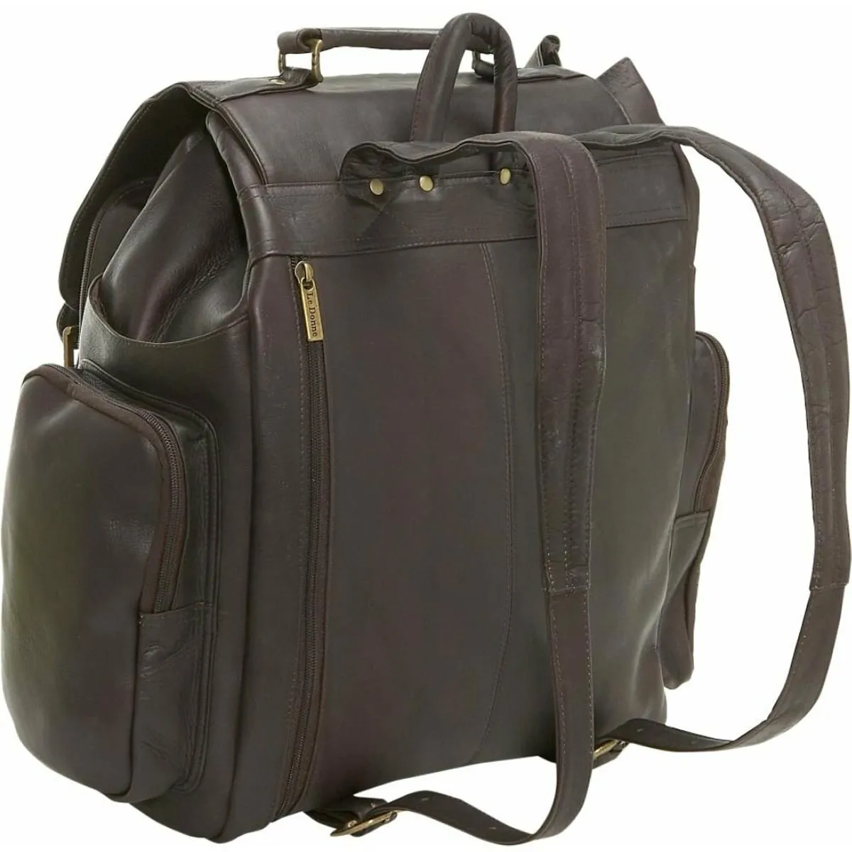LeDonne Leather Large Traveler Backpack