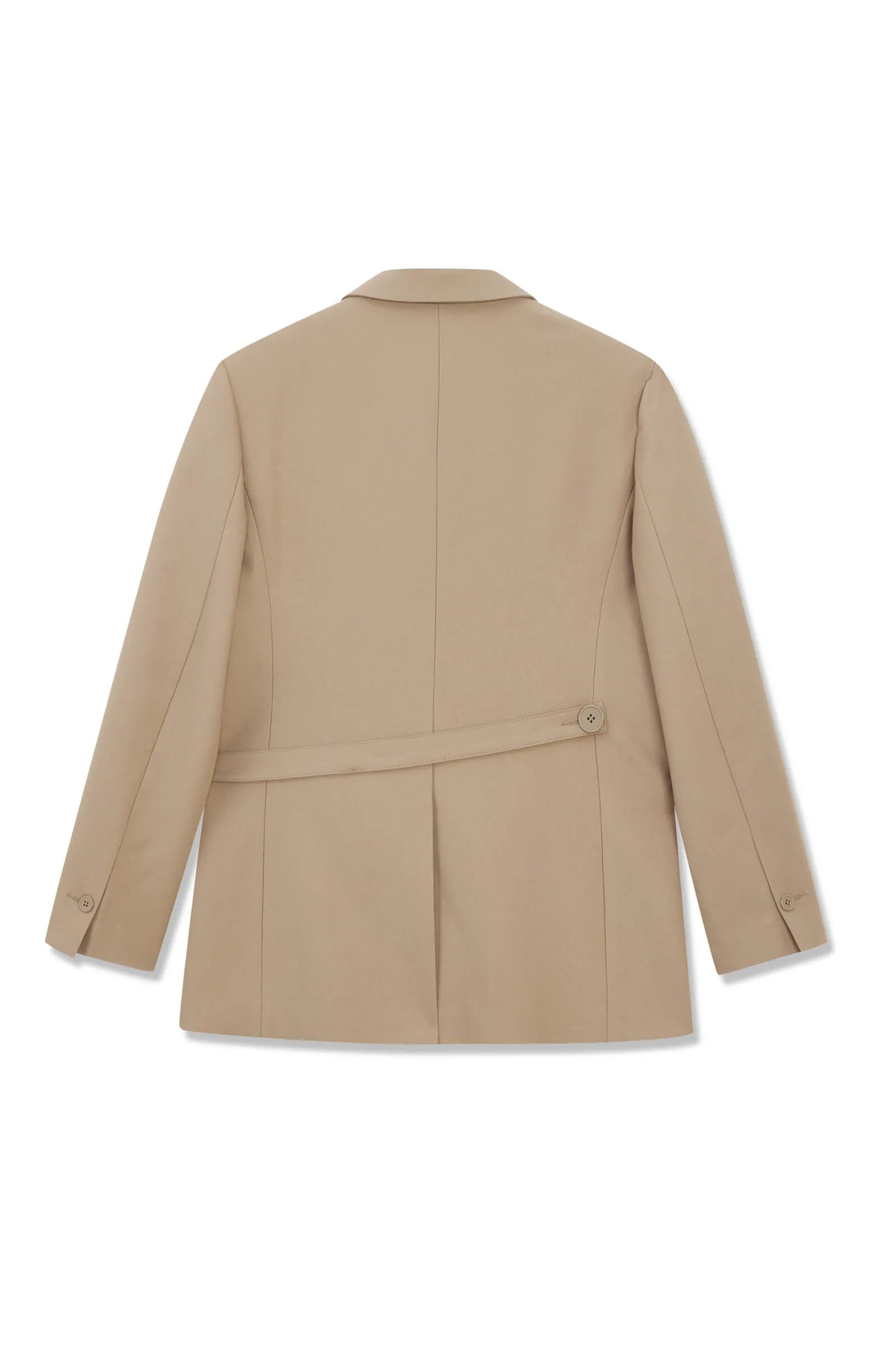 LILY Asymmetrical Belted Blazer