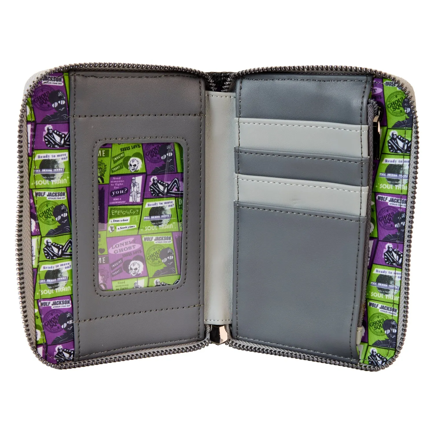 Loungefly Beetlejuice 2 Lydia Deetz Zip Around Wallet