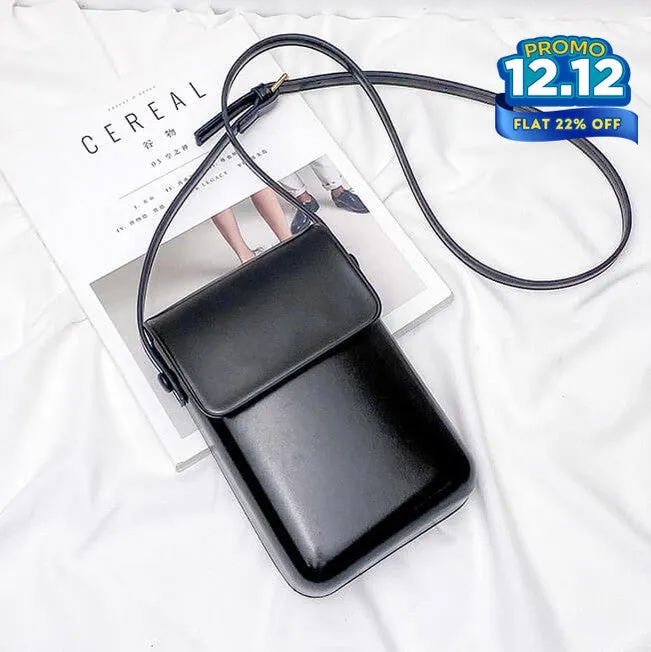 Luxury Crossbody Flap Leather Bag