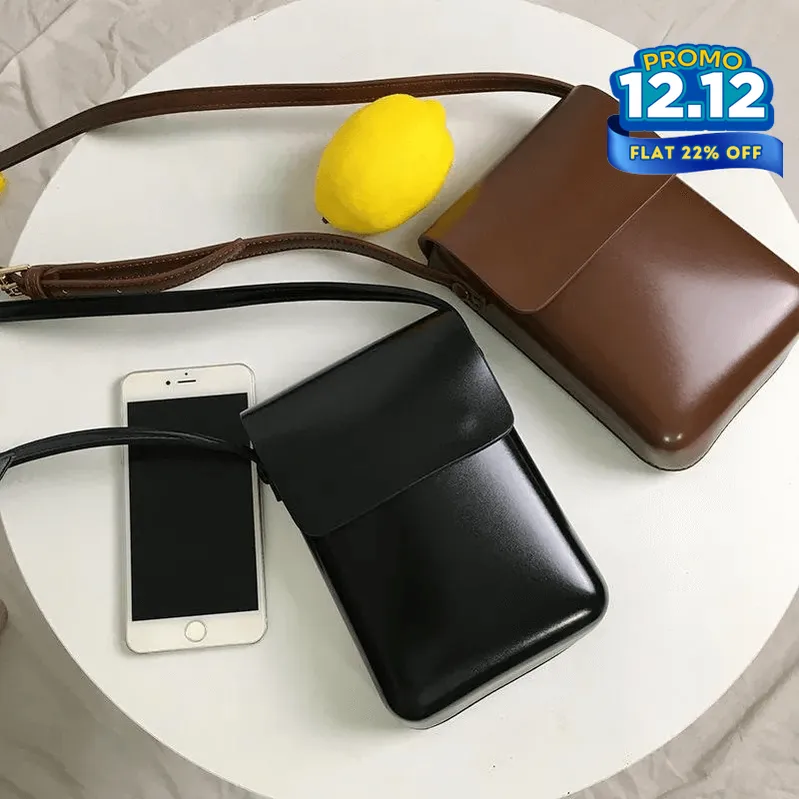 Luxury Crossbody Flap Leather Bag
