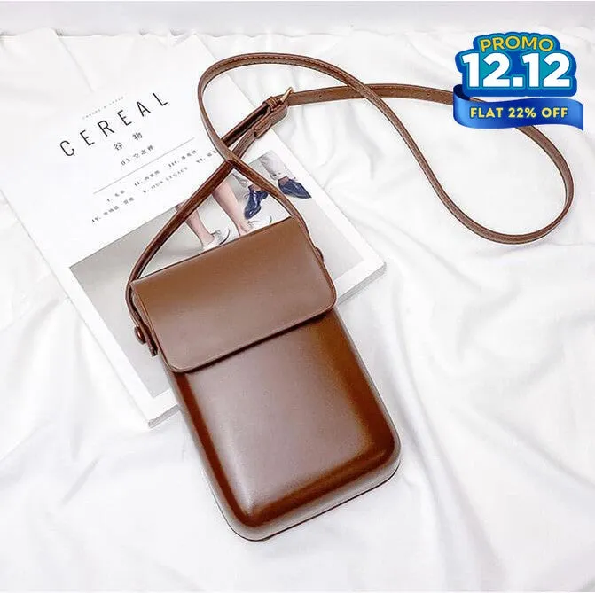 Luxury Crossbody Flap Leather Bag