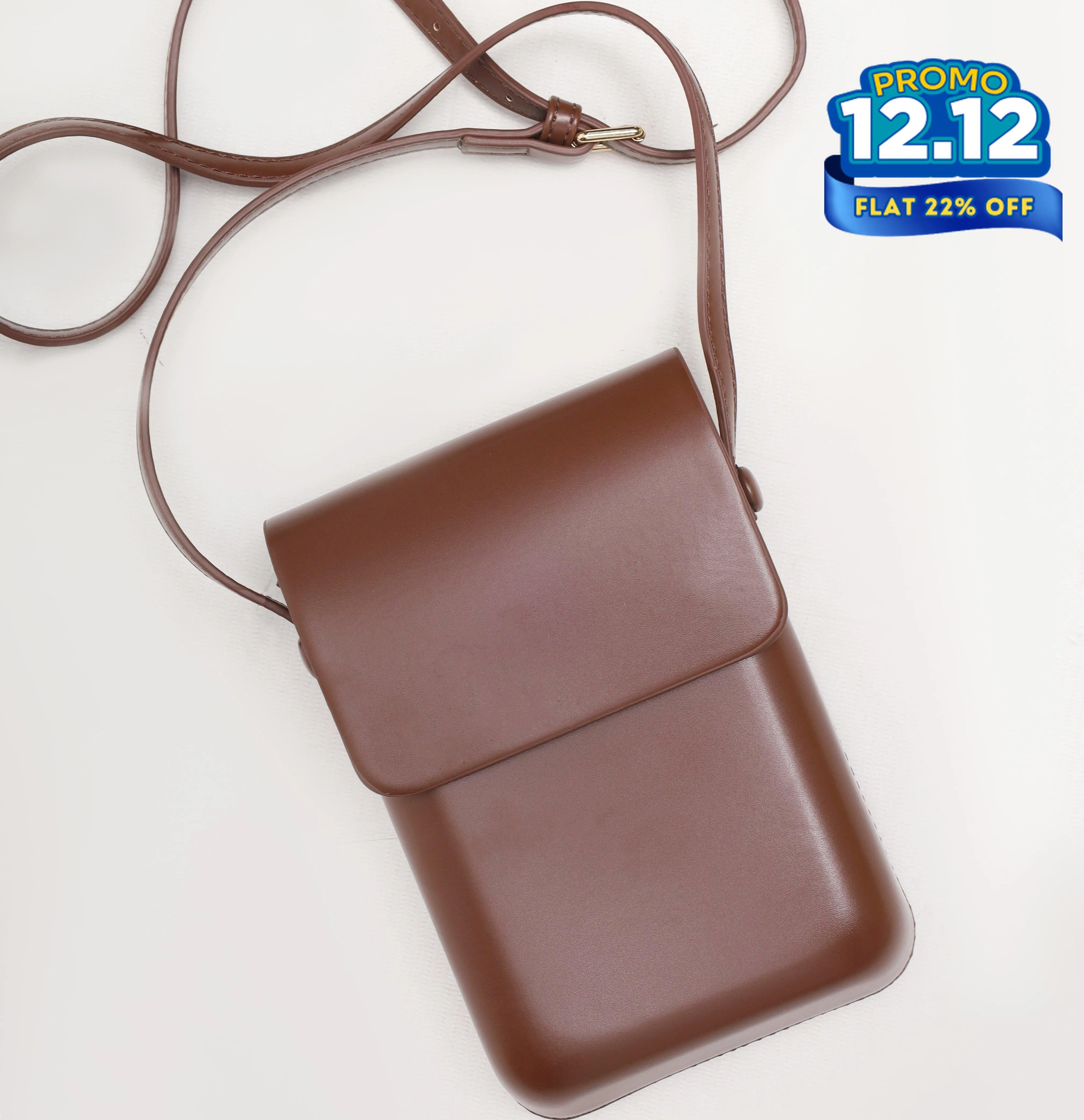 Luxury Crossbody Flap Leather Bag