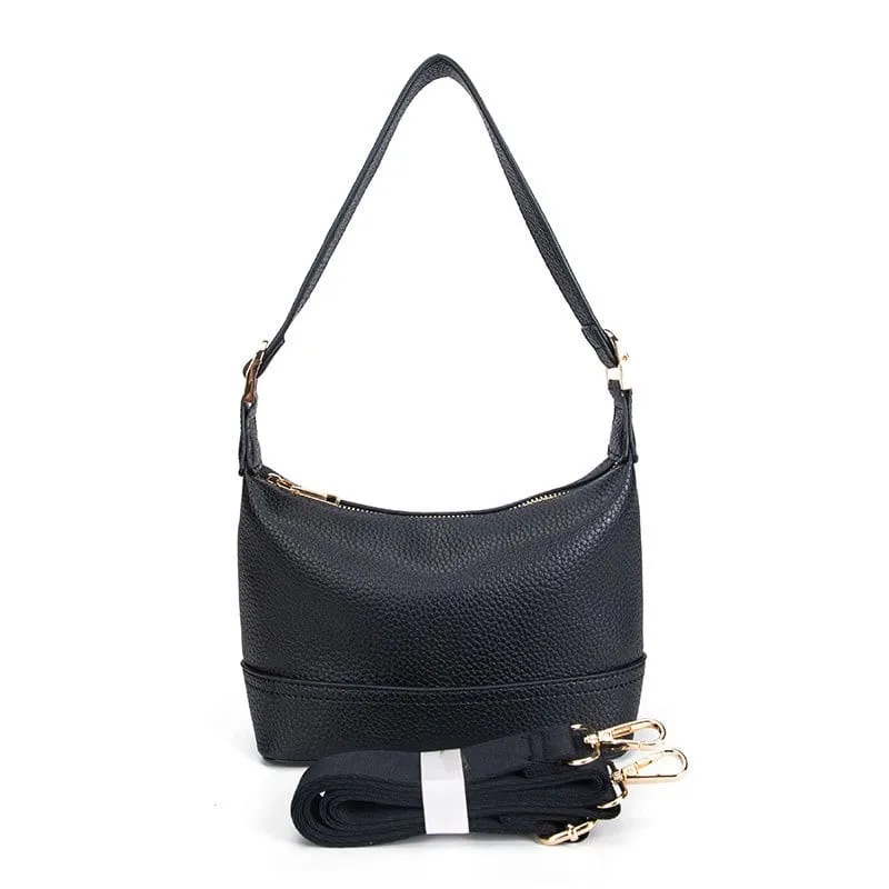 M27029 Joyce Small Crossbody Bag With Removable Guitar Strap