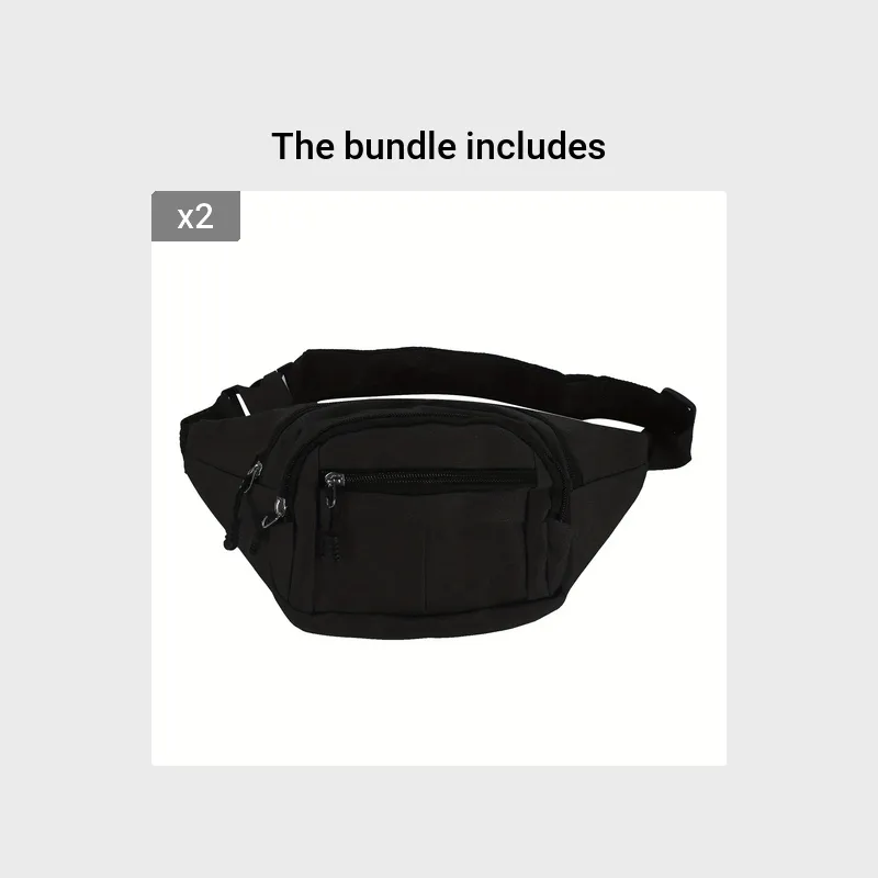 Men's And Women's Large-capacity Wear-resistant Sports Waist Bag Casual Bag Shoulder Chest Bag Light Sports Travel Bag Men's Messenger Backpack Waist Bag