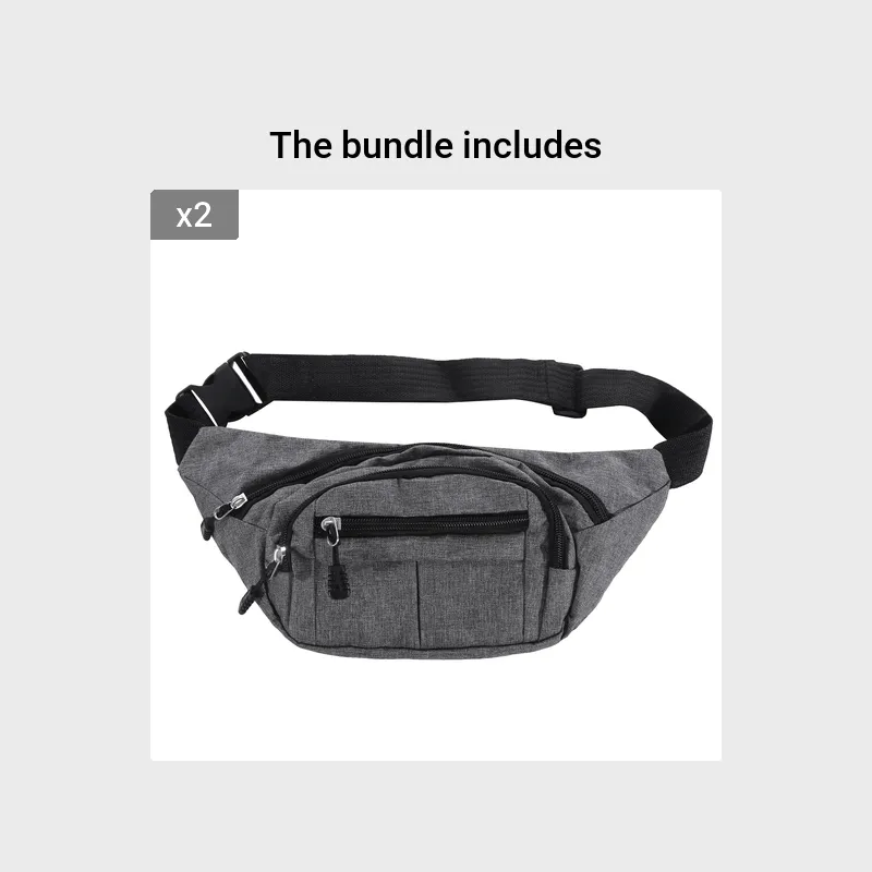 Men's And Women's Large-capacity Wear-resistant Sports Waist Bag Casual Bag Shoulder Chest Bag Light Sports Travel Bag Men's Messenger Backpack Waist Bag