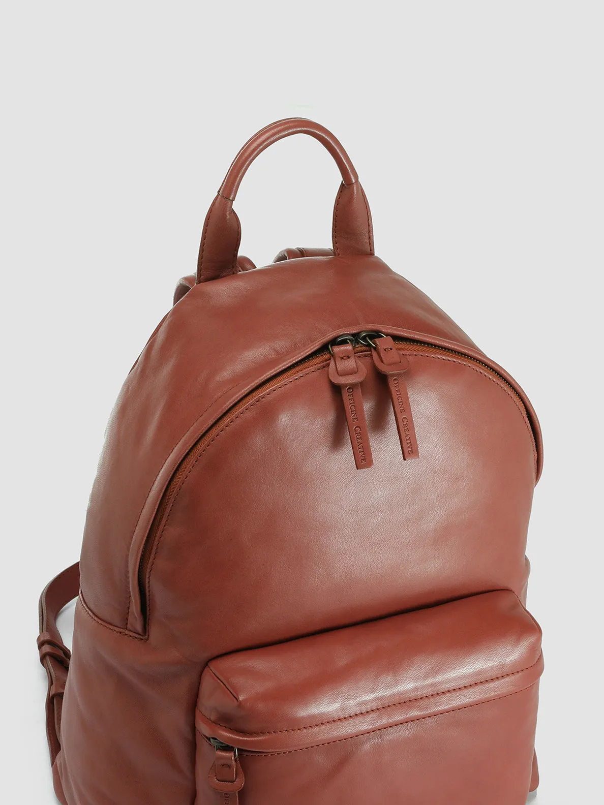 MINI PACK - Tan Leather Backpack