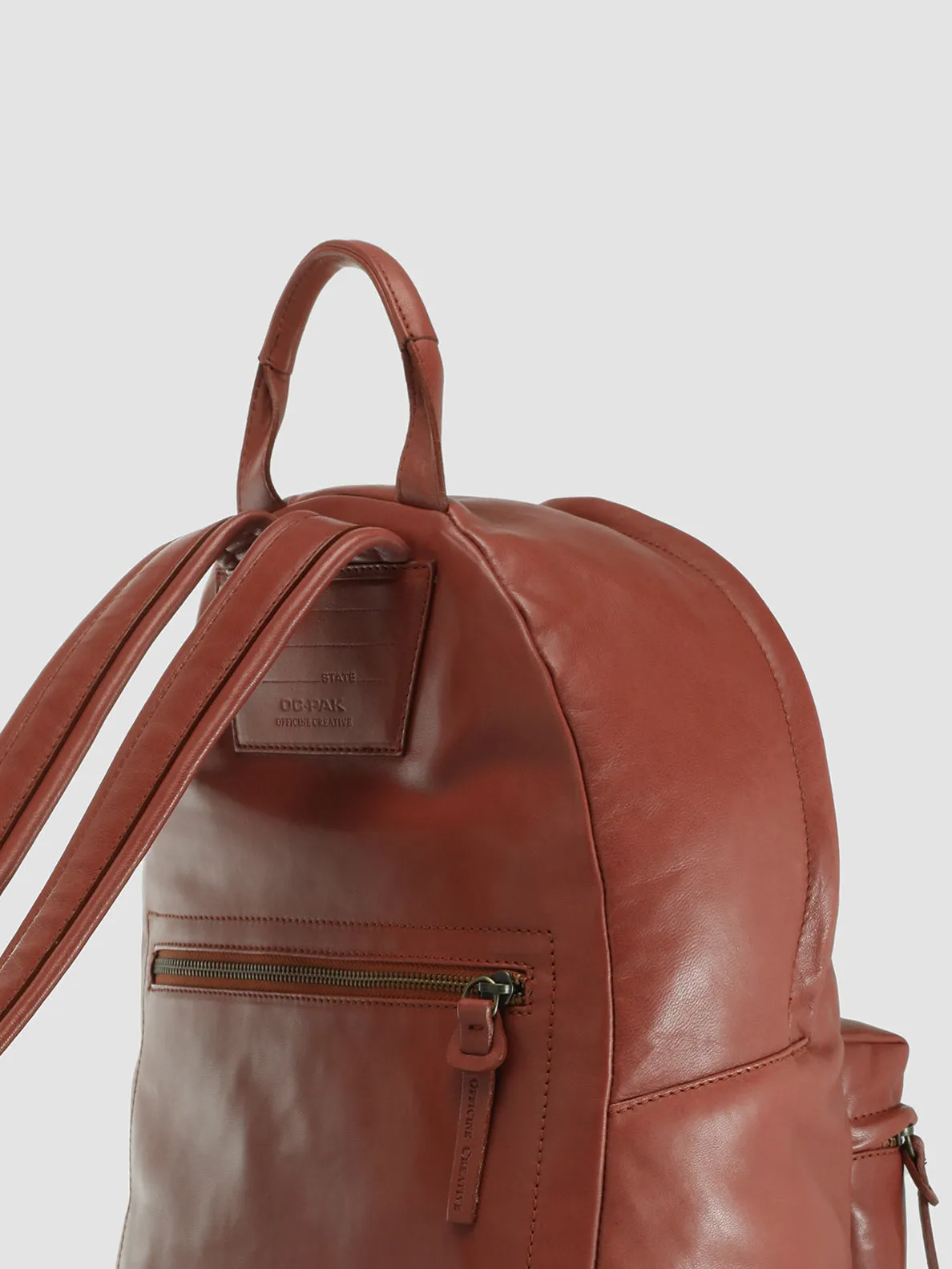 MINI PACK - Tan Leather Backpack