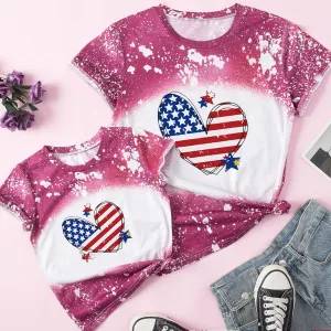 Mom and Me Festive Prints Round Neck T-shirt (5 Colors)