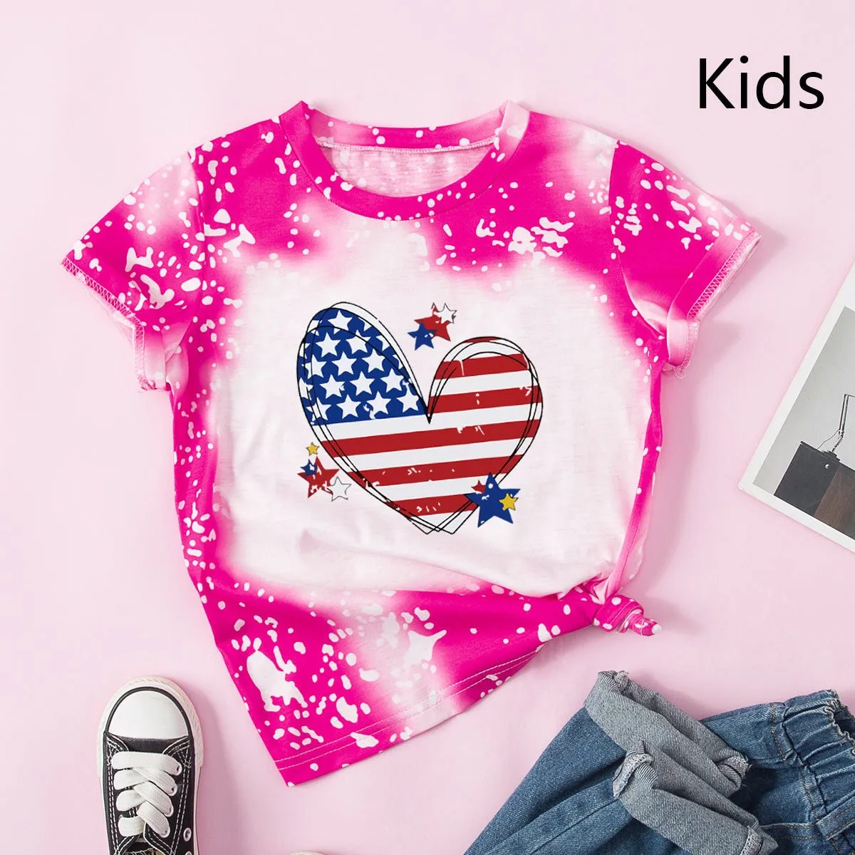 Mom and Me Festive Prints Round Neck T-shirt (5 Colors)