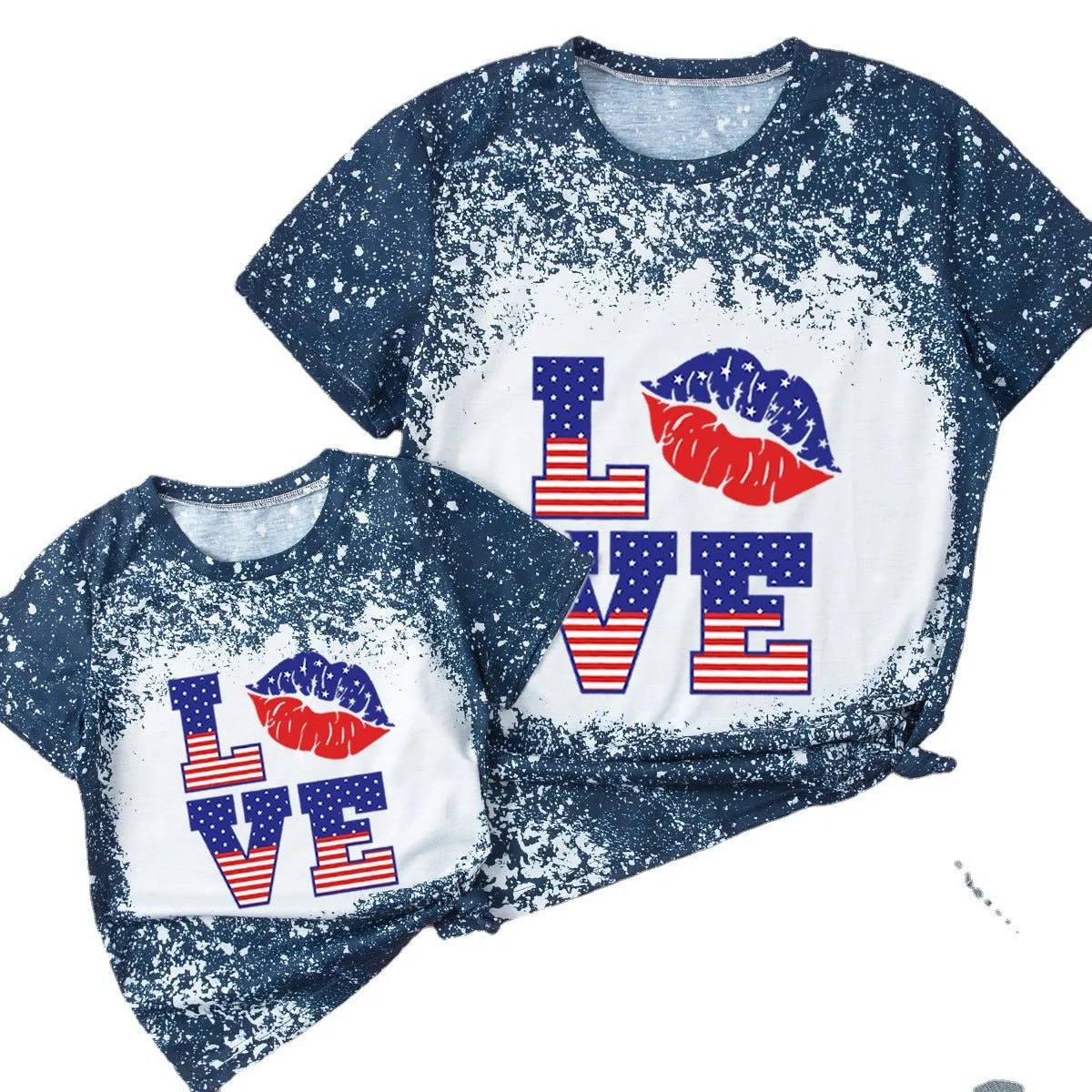 Mom and Me Letter Print Round Neck T-shirt (5 Colors)