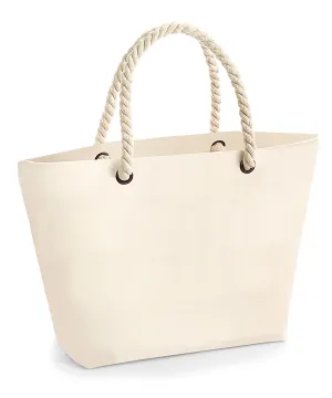 Natural - Nautical beach bag