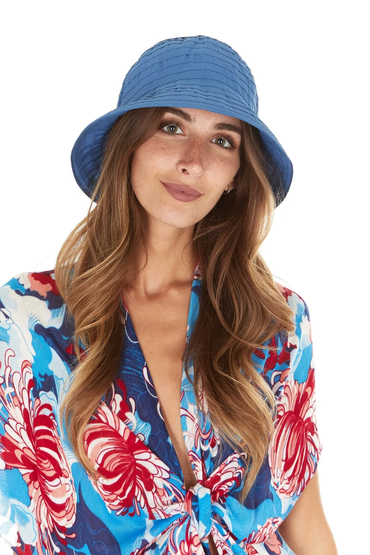 NYC Underground Women Summer Beach Bucket Cloche Travel Packable Foldable Hat