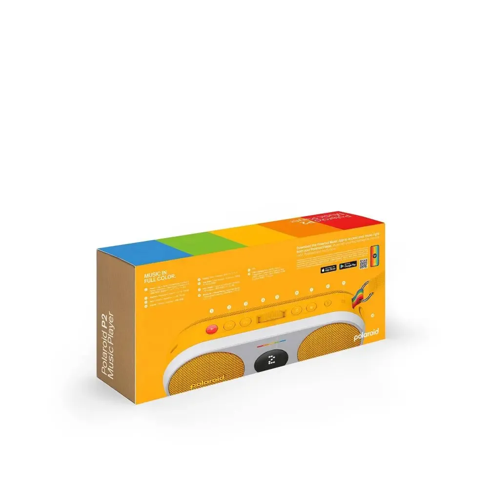 Open Box - Polaroid Music Player 2 - Yellow & White