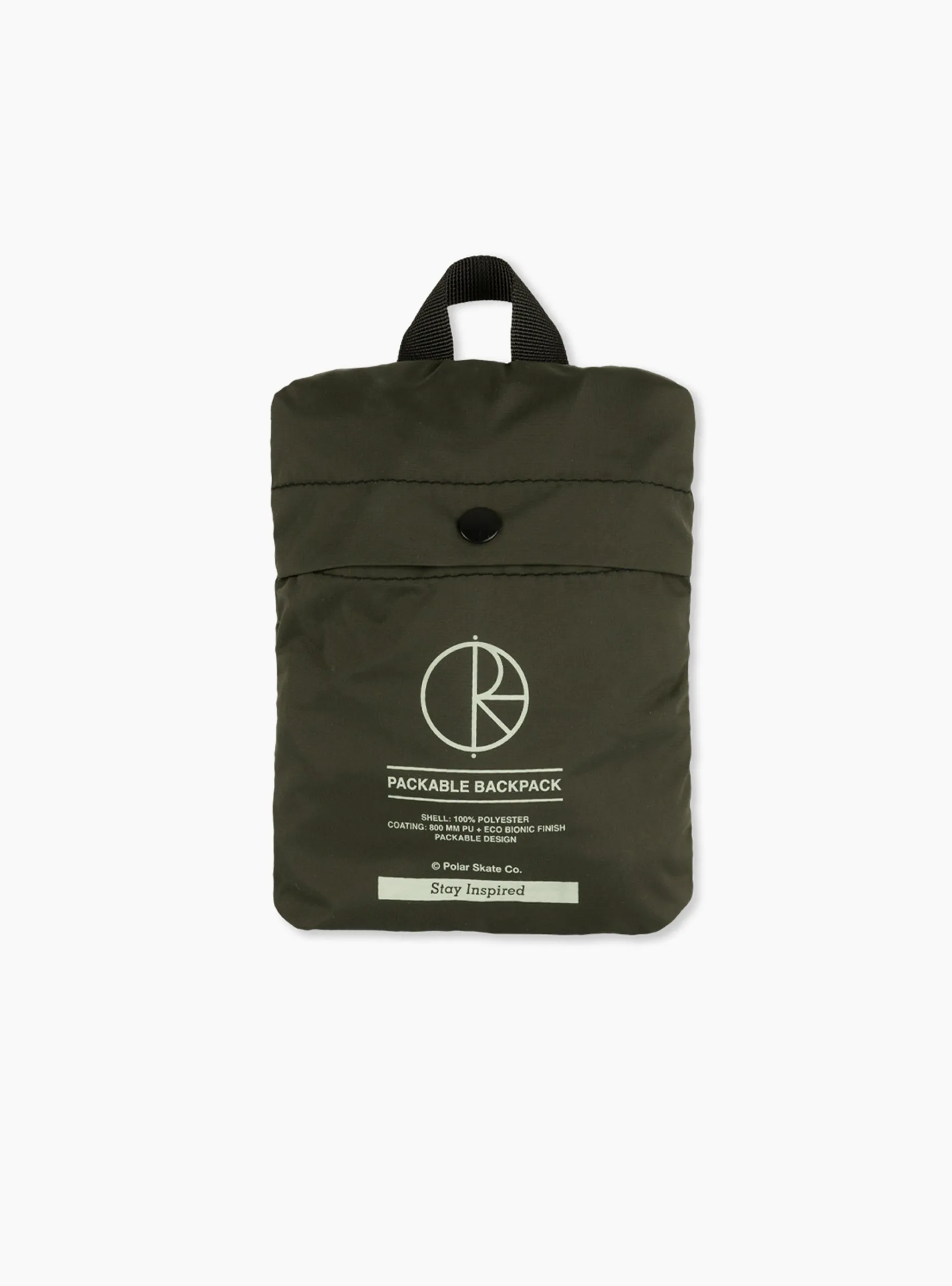 Packable Backpack Dirty Black