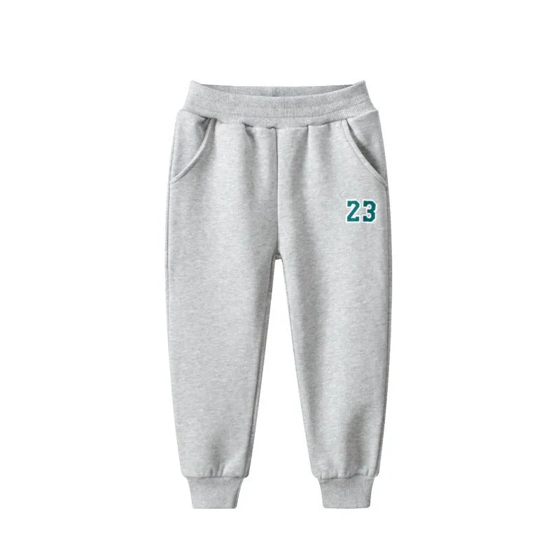 Premium Toddler/Kid's Casual Pants in Black and Gray