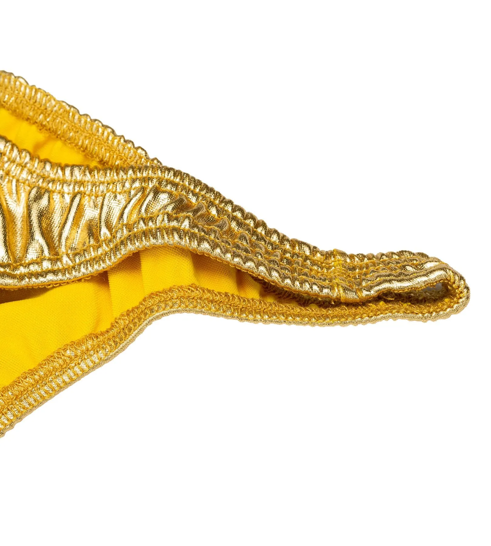 Pro Cut Posing Trunks with Scrunch - Pharaoh Gold