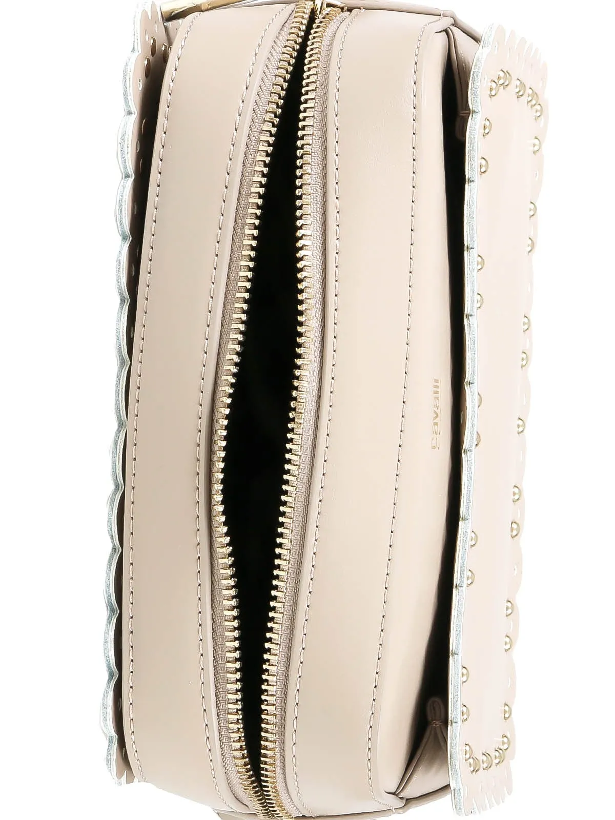 Roberto Cavalli Class GWLPEY 022 Leolace 002 Beige Small Shoulder Bag