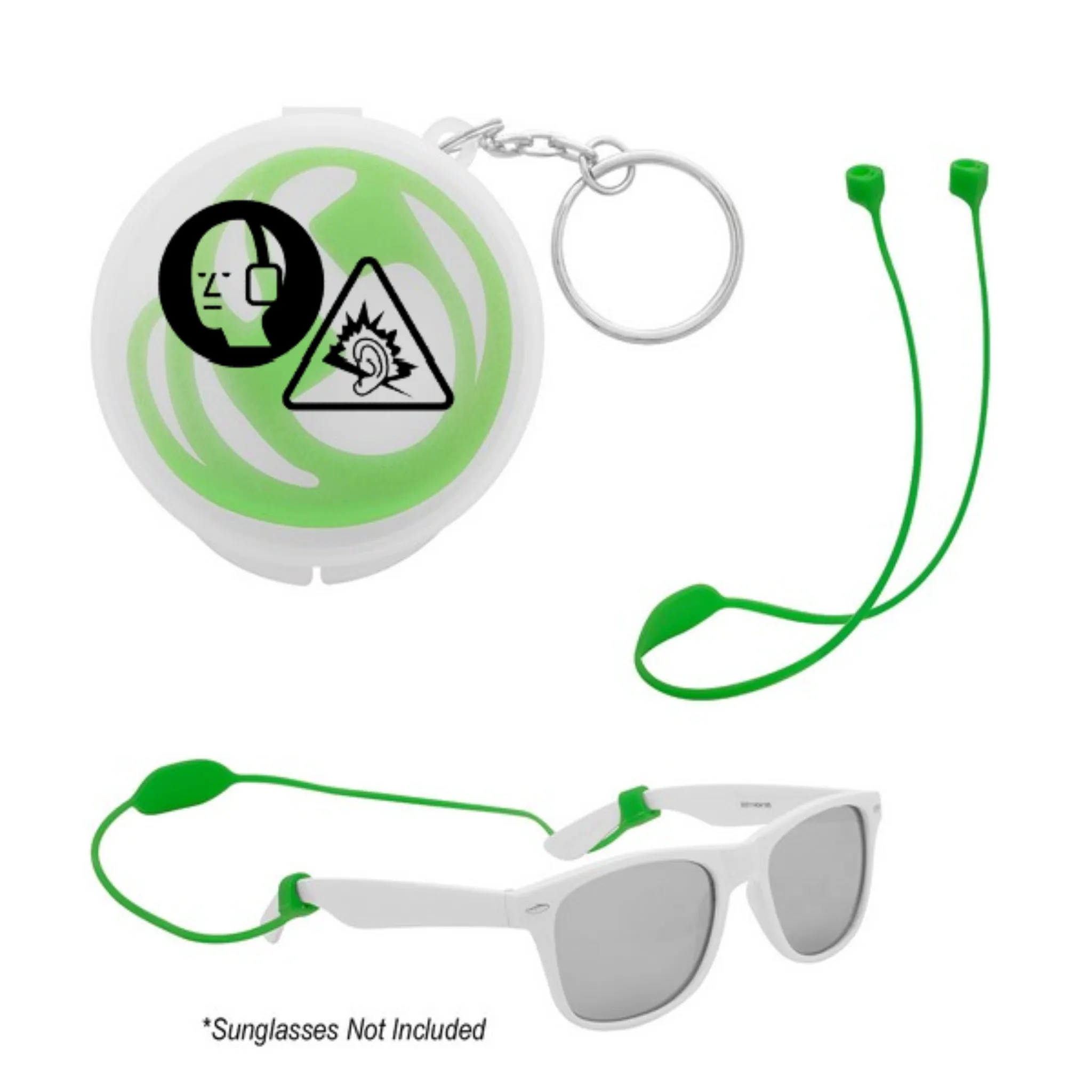 Secure Strap Ear Pod & Glasses Holder - SKU#403587