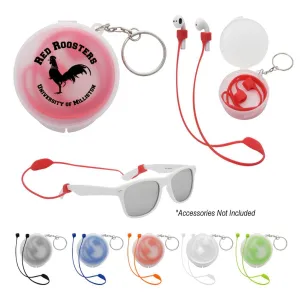 Secure Strap Ear Pod & Glasses Holder - SKU#403587