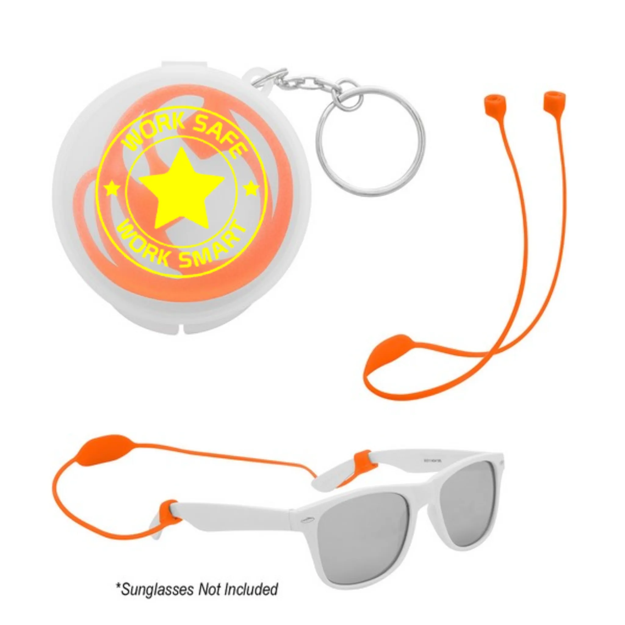 Secure Strap Ear Pod & Glasses Holder - SKU#403587