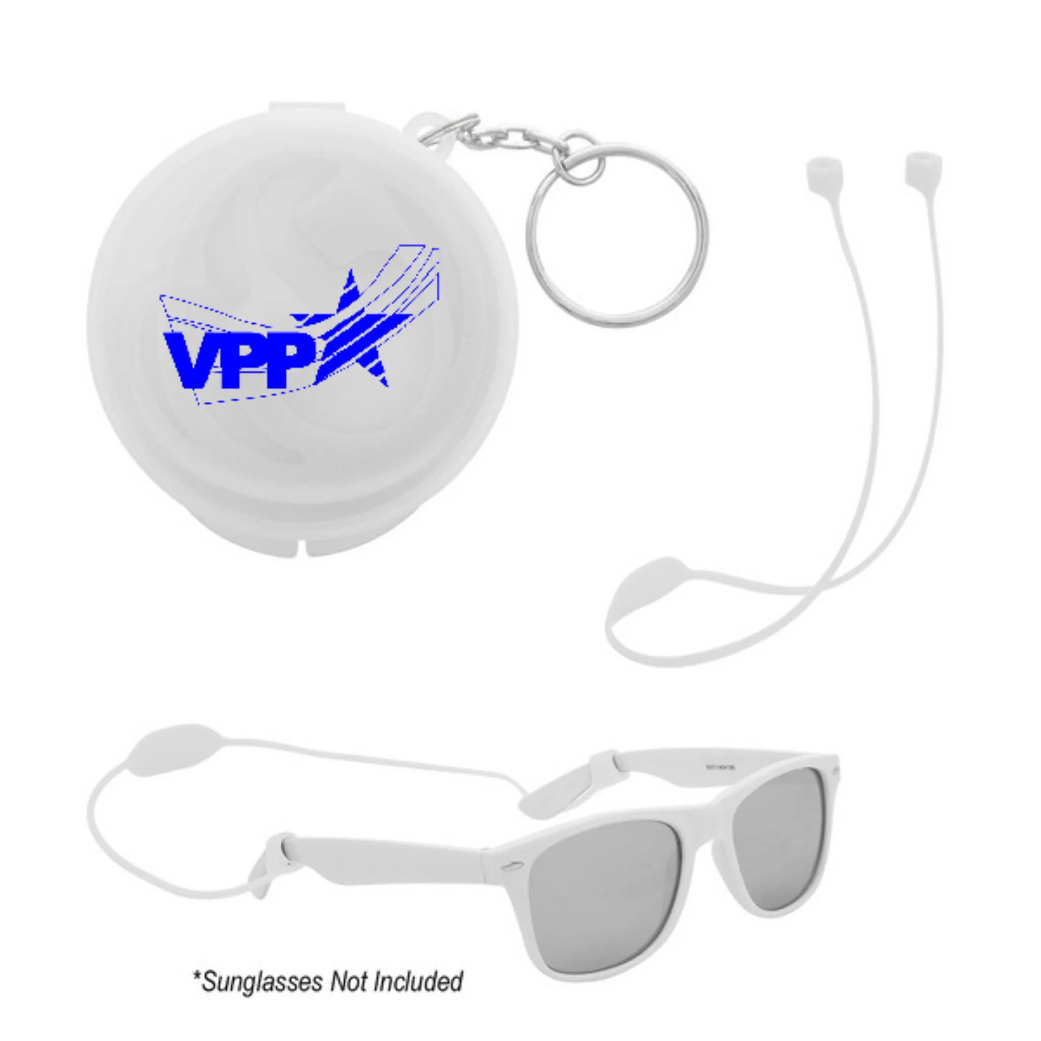 Secure Strap Ear Pod & Glasses Holder - SKU#403587