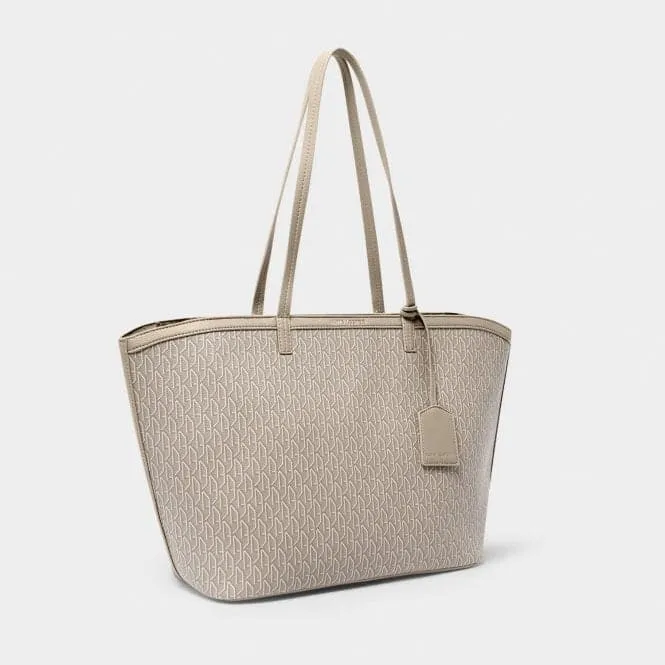Signature Tote Bag in Taupe KLB2745