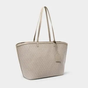 Signature Tote Bag in Taupe KLB2745