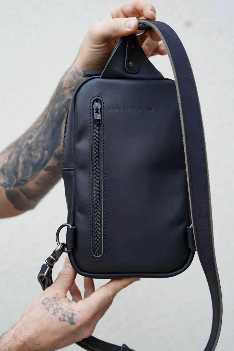 Sling Bag (Diamond Stitch: Flat Black)