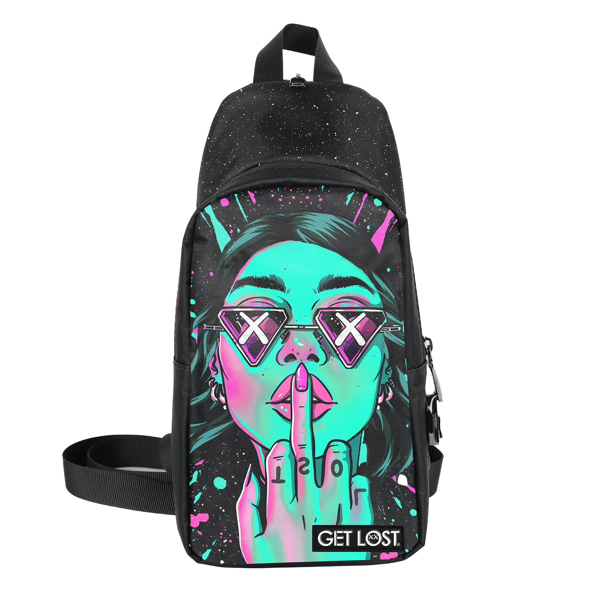 Smell-Proof Premium Convertible Shoulder Bag (LOST GREEN GIRL)