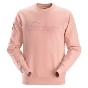 Snickers&#x20;2882&#x20;Logo&#x20;Sweatshirt&#x20;Crewneck&#x20;-&#x20;Devon&#x20;Pink