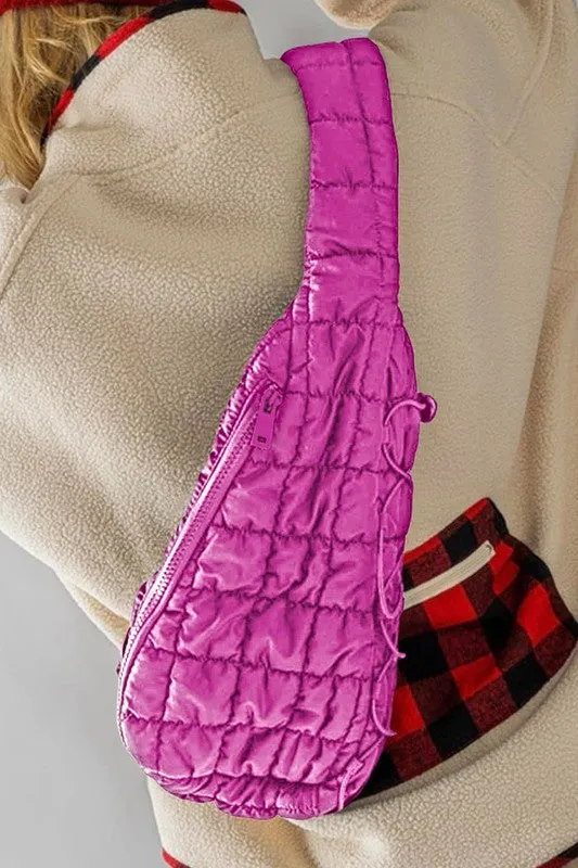 TEEK - Quilted Drawstring jennie sling bag